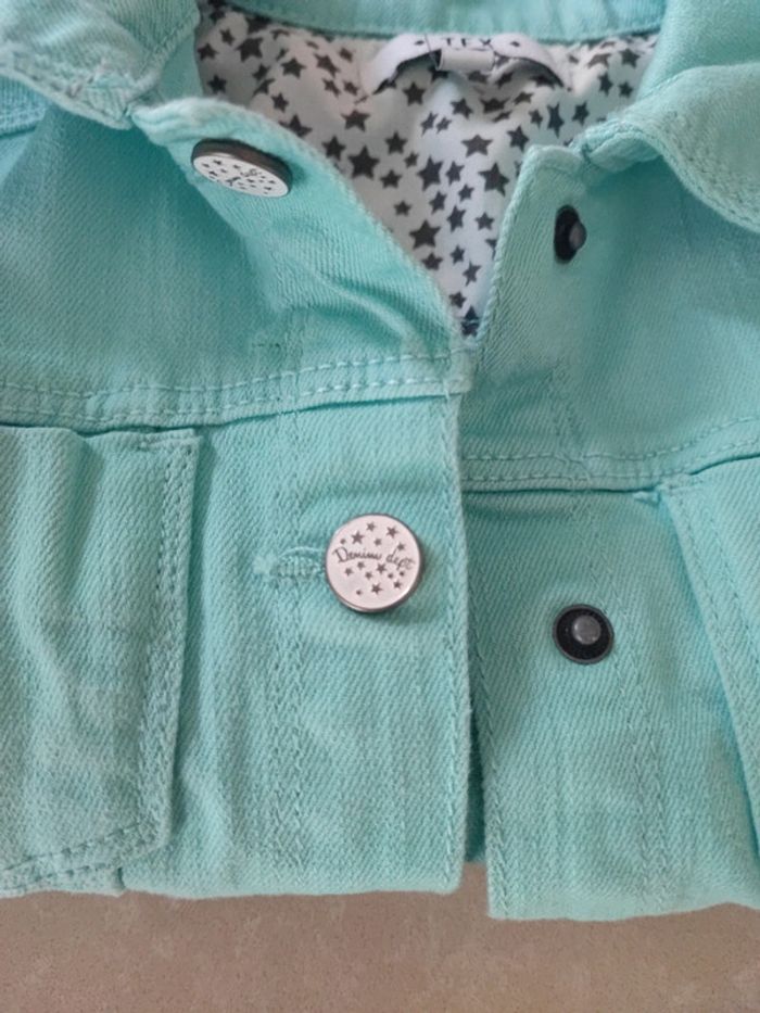 🌸sublime veste en jean 3/4 ans NEUVE - photo numéro 7