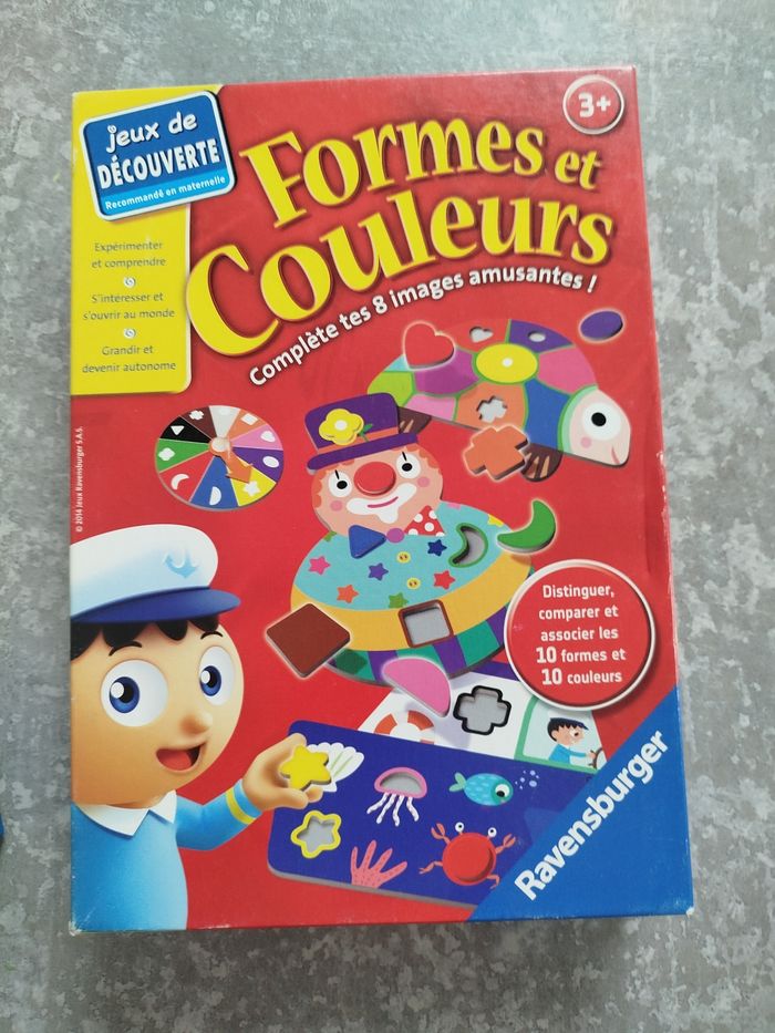 Jeu éducatif formes et couleurs