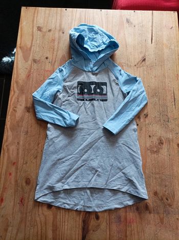 Robe sweat capuche 121/128