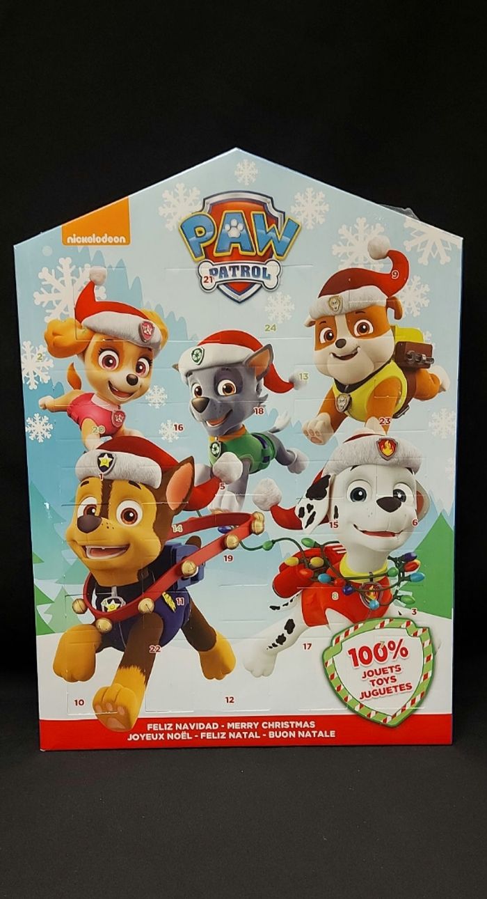 Calendrier de l'avent Pat Patrouille paw patrol