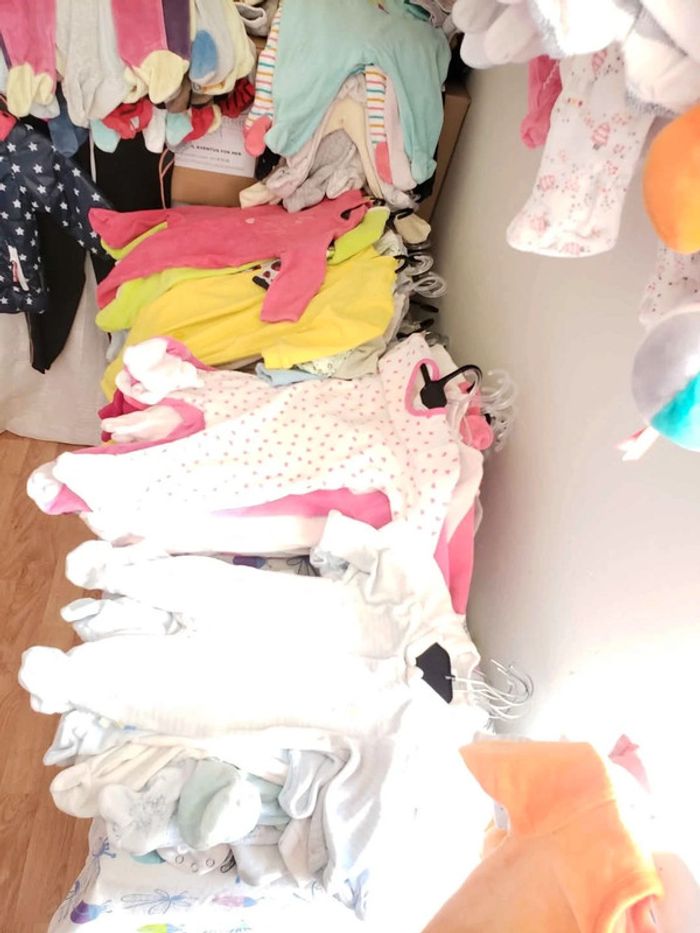 Pyjamas bébé fille et garçon 0/24mois - photo numéro 3