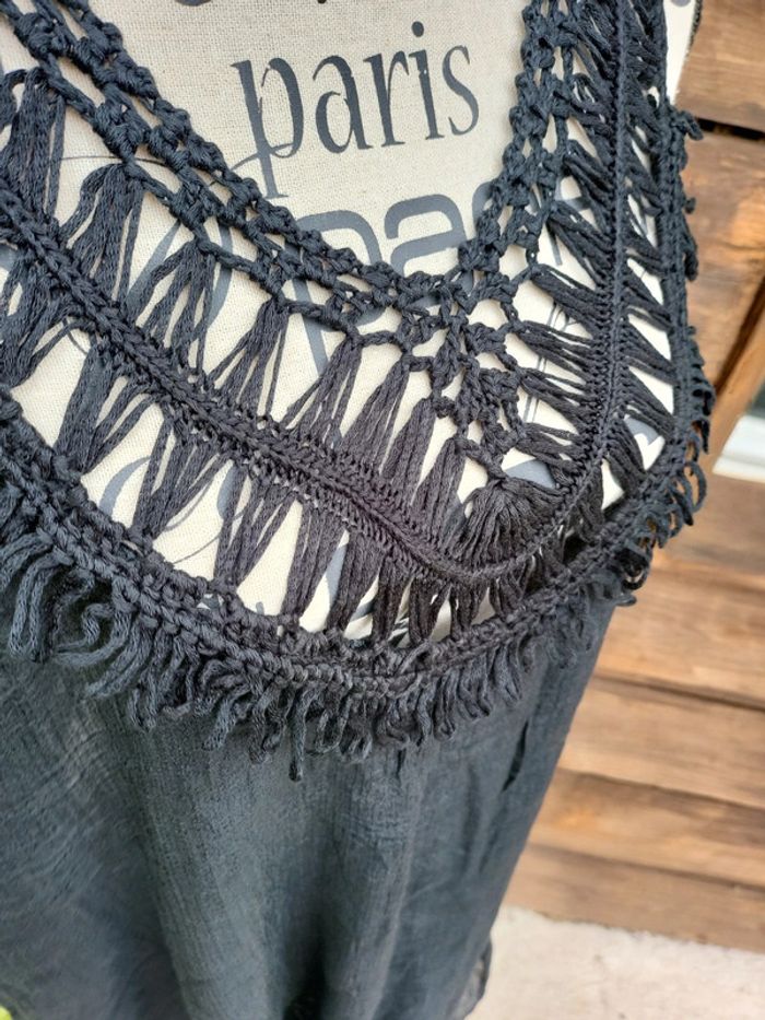 Robe de plage festival macramé bohème hippie 46 - photo numéro 3
