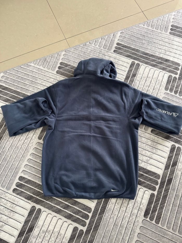 Nike ACG Wolf Tree Polartec Hooded Full-Zip Top Bleu Veste Polaire - photo numéro 3