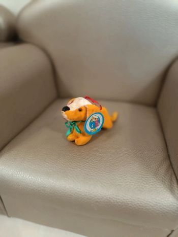 Peluche chien velour