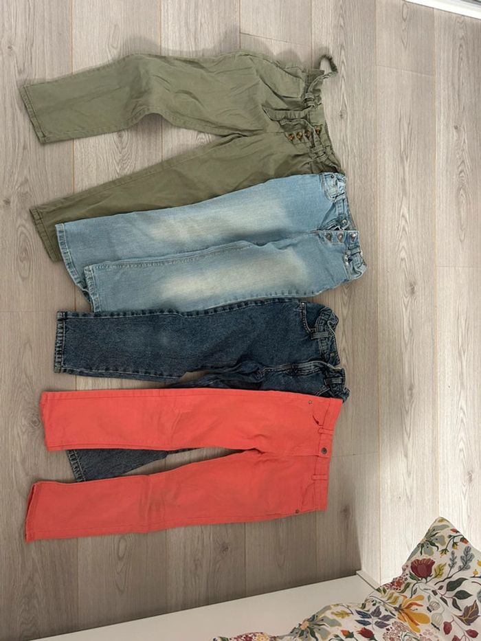 Lot 4 pantalons