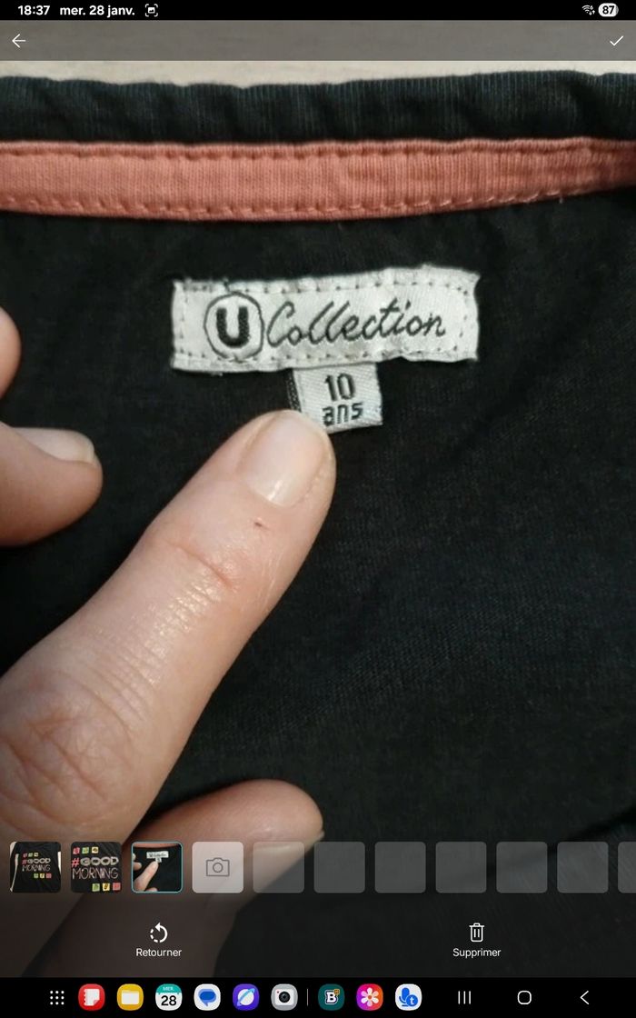 Tee-shirt manches longues 10 ans GF96 - photo numéro 3