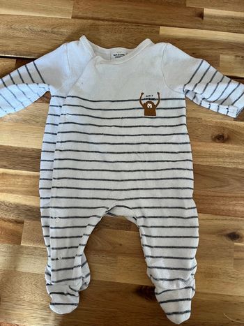 Pyjama tape à l’œil - 3 mois