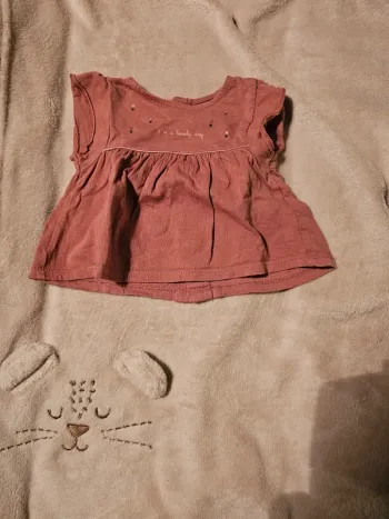 T-shirt manche courte 1 mois