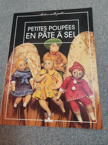 Livre petites poupées en pâte à sel collection mille pattes