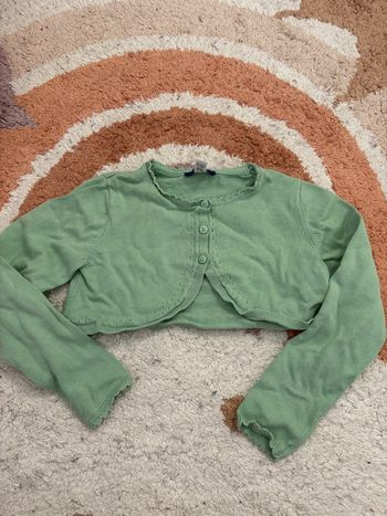 Boléro vert 8 ans Okaïdi 
