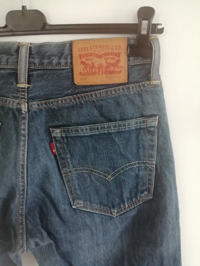Jean Levi's 508 W29L32 bleu - photo numéro 8