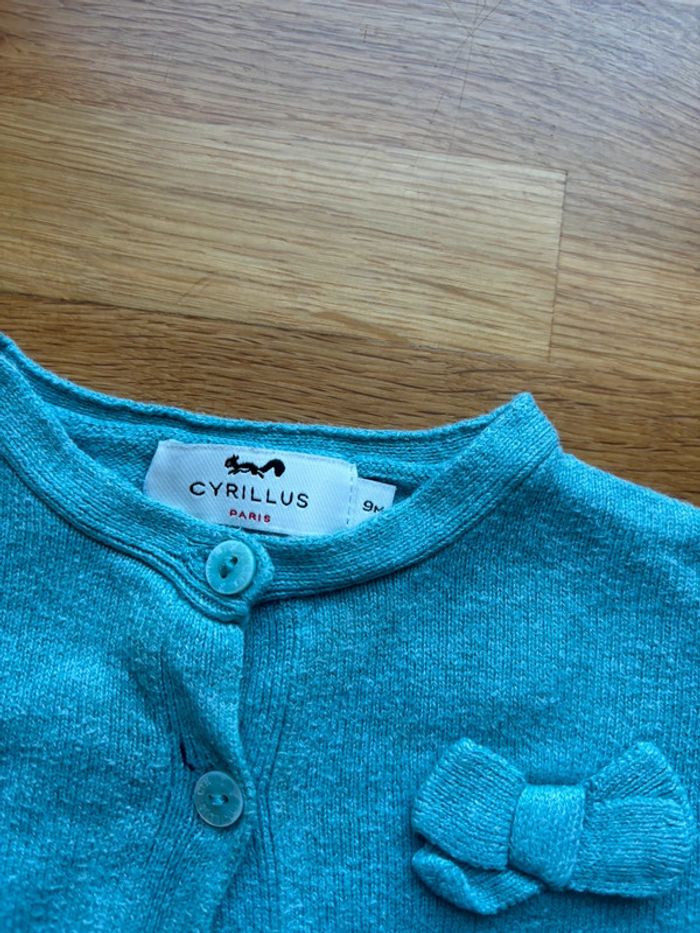 Beau gilet Cyrillus 9 mois fille - photo numéro 2