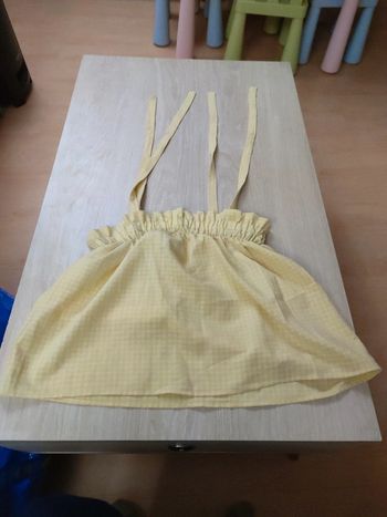 Jupe salopette nouage épaule