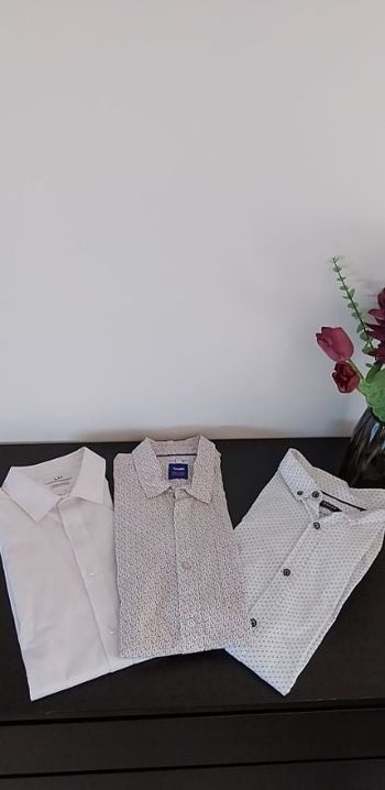 Joli lot de 3 chemises homme taille L