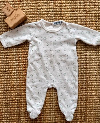 Pyjama velours NPO Baby 3mois / 60cm