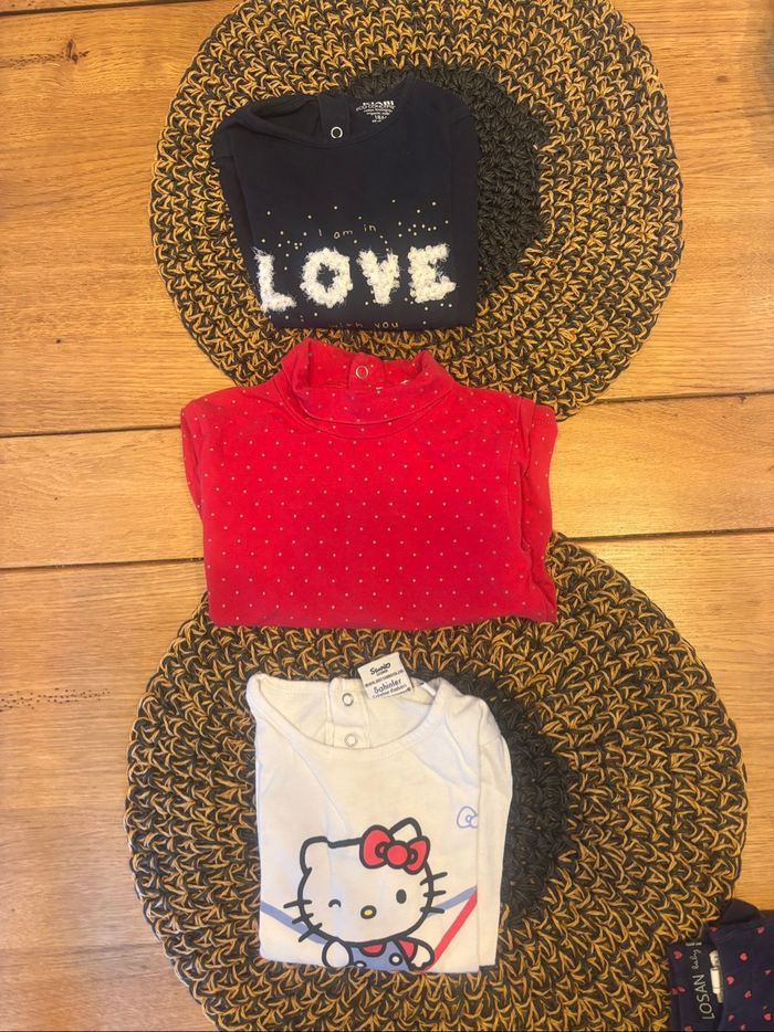 Lot 3 tee-shirts ML 18m - photo numéro 2