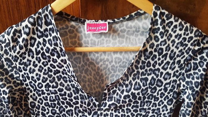 Blouse manche longue imprimé panthère - photo numéro 3
