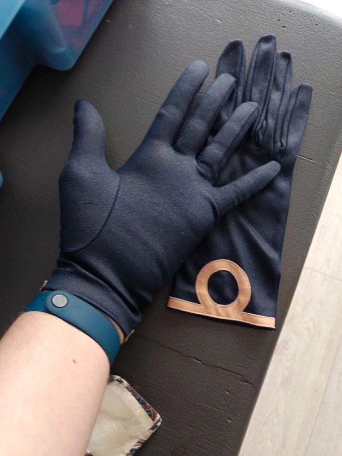 Gants bleus - photo numéro 3