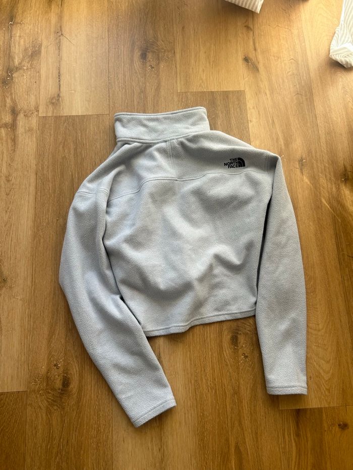 Polaire the north face grise bleutée - photo numéro 4