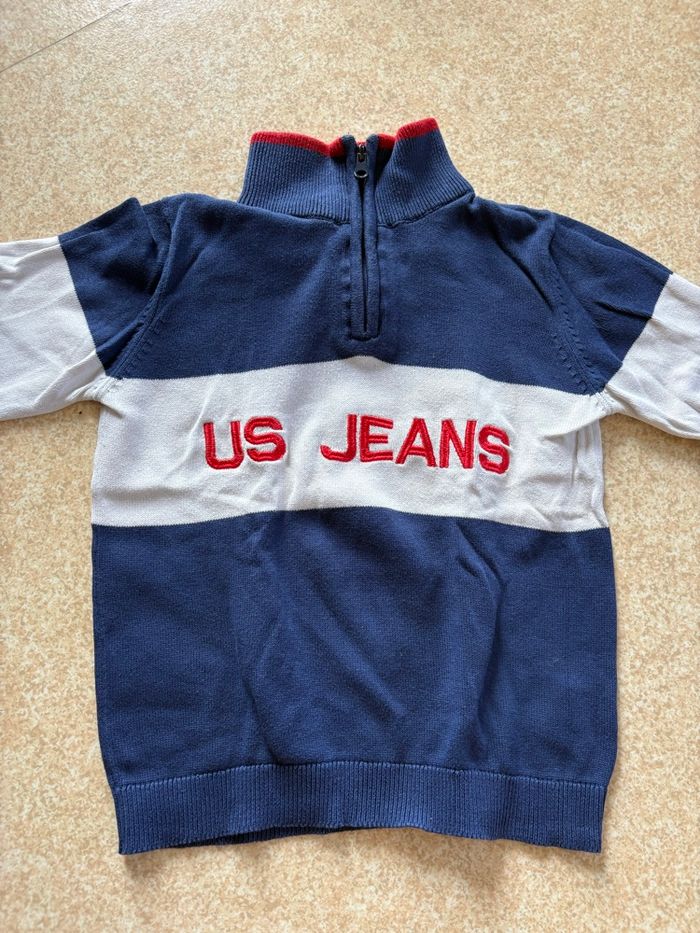 Manche longue à col