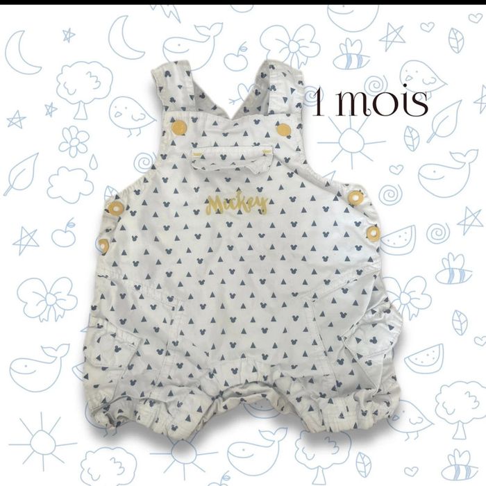 Salopette short bébé