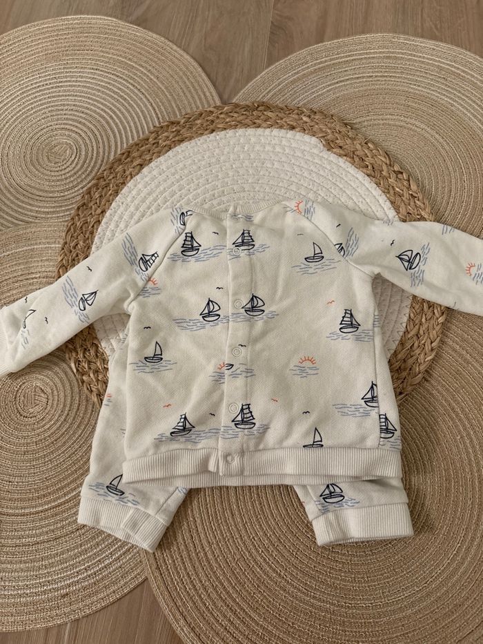 Ensemble de jogging garçon 3 mois orchestra - photo numéro 2