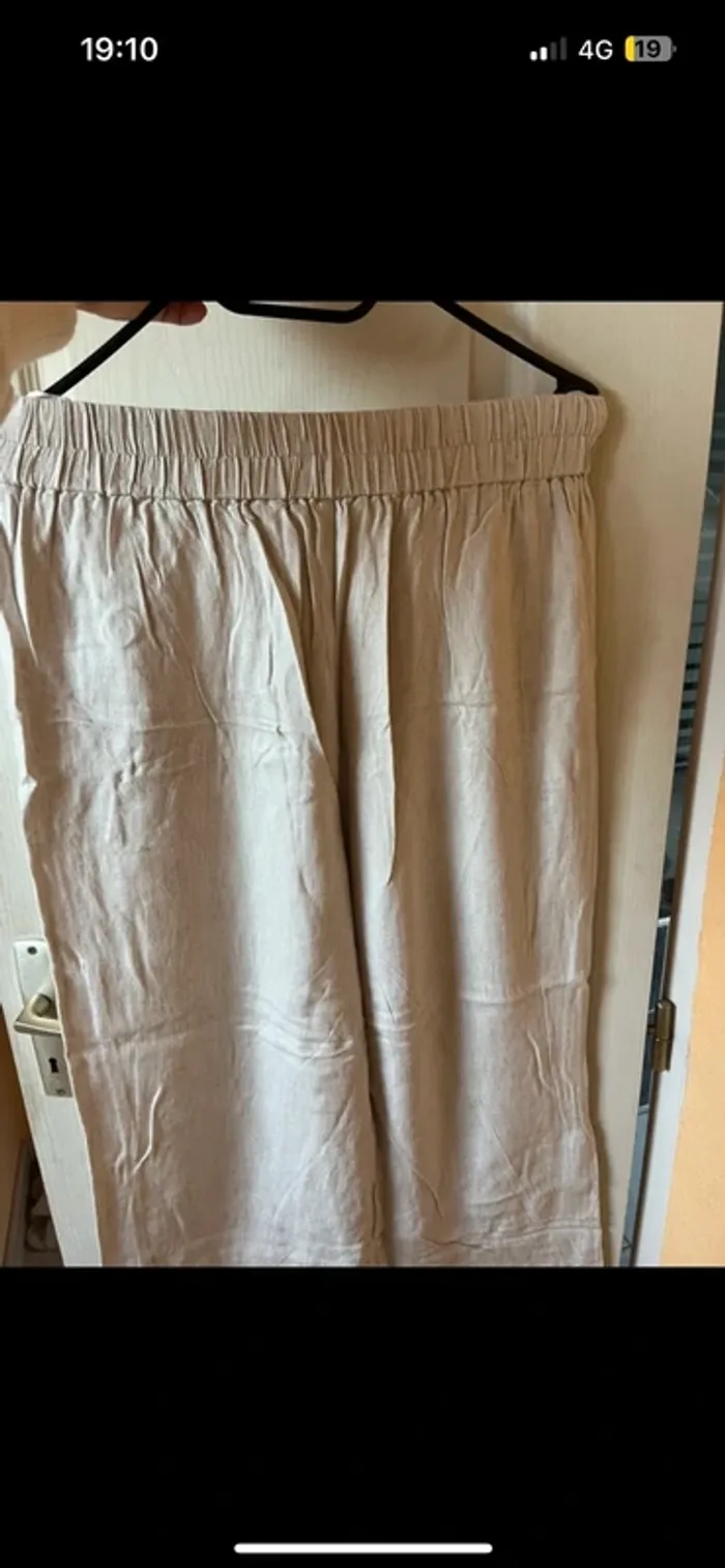 pantalon en lin stradivarius - photo numéro 8