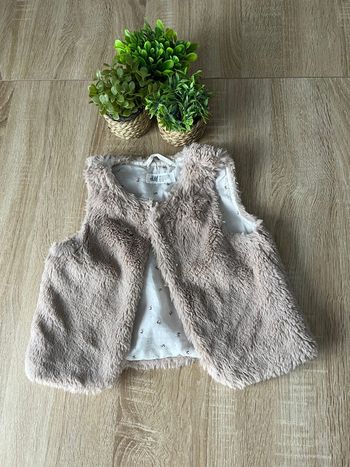 Gilet fausse fourrure 2/4 ans H&M