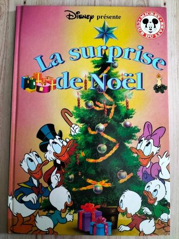 Livre enfant Disney Club du livre La surprise de Noël