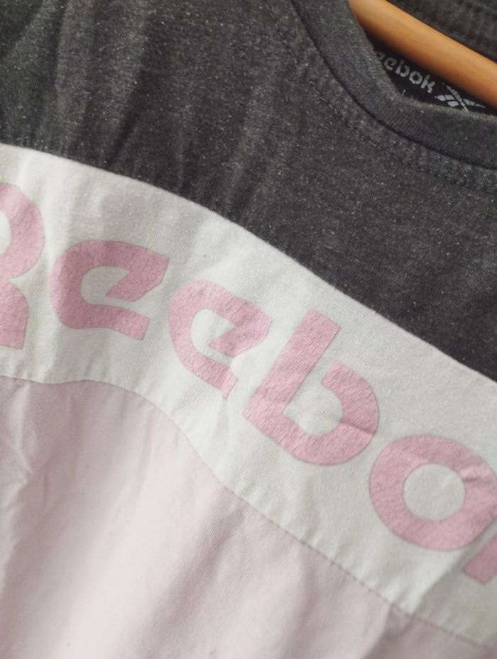 T-shirt reebok rose gris 9/10ans - photo numéro 6