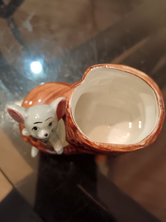 Figurine souris vintage porte cure-dents - photo numéro 3