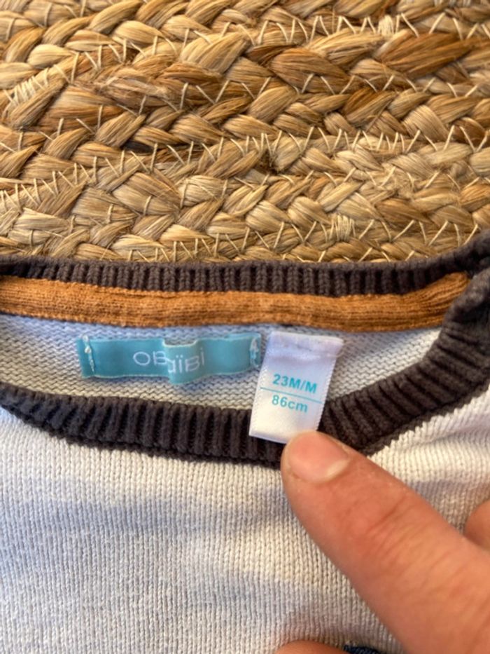 Pull garçon 24 mois Obaibi - photo numéro 2