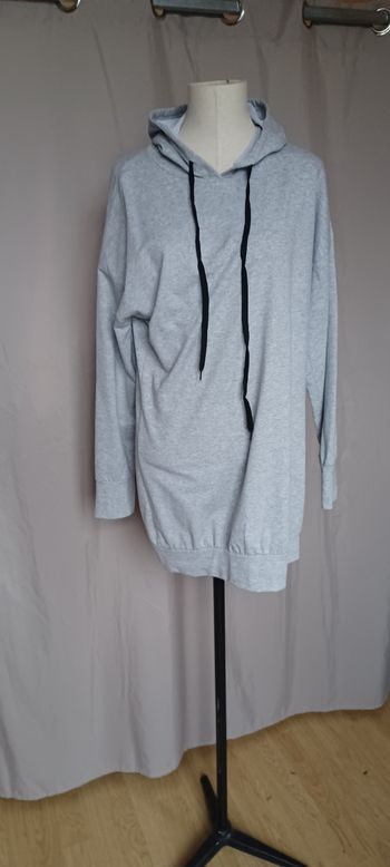 Très jolie robe sweat à capuche femme T U 