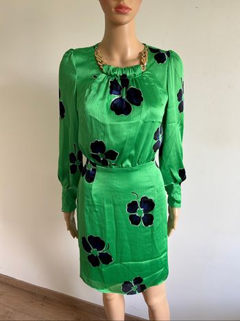 Robe verte neuve à manches longues Naf Naf taille 36 (valeur 80€)