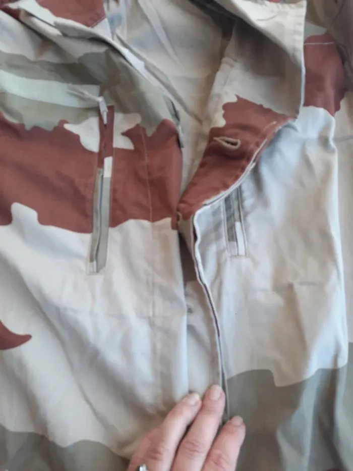Veste été militaire sable / désert Taille L neuve - photo numéro 5