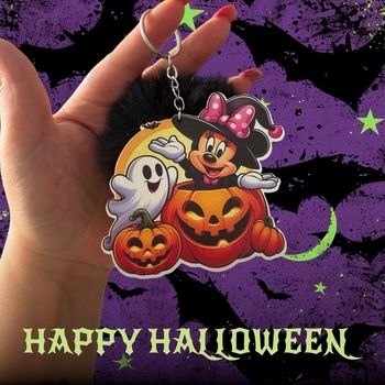 Porte clés minnie Halloween