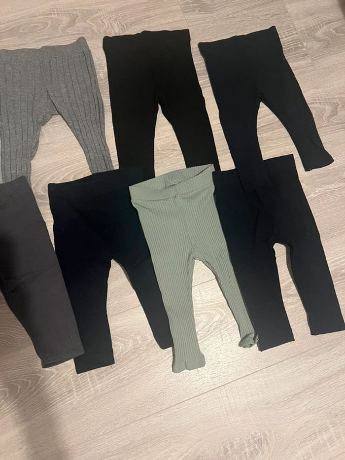Lot de 16 leggings 12 mois - photo numéro 4