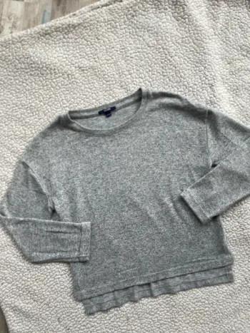 Pull gris fille Kiabi 10 ans