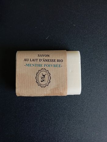 Savon lait d'ânesse bio menthe poivrée