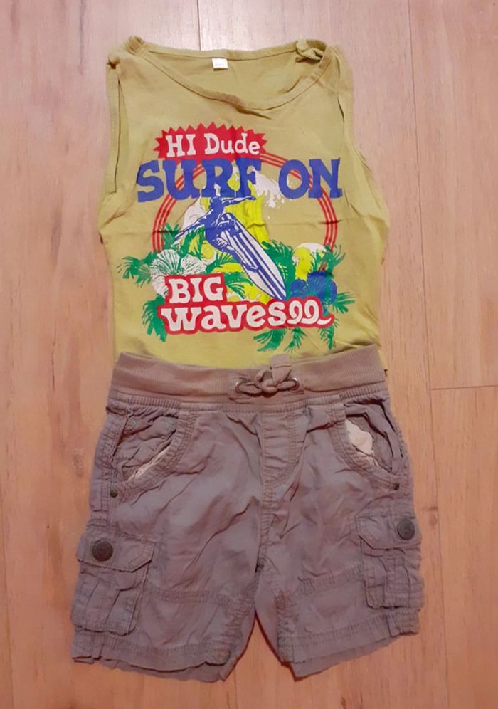 T-shirt + short - 3 ans