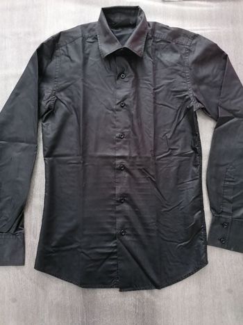 Chemise noire taille S