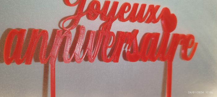 Topper gâteau - photo numéro 3