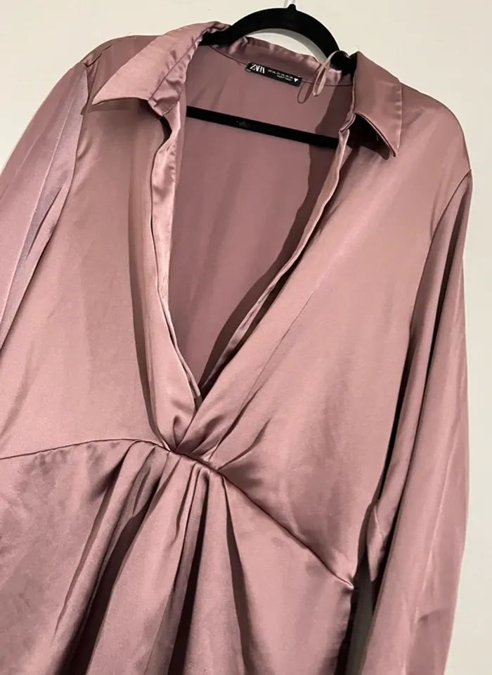 Robe satinée Zara - photo numéro 2