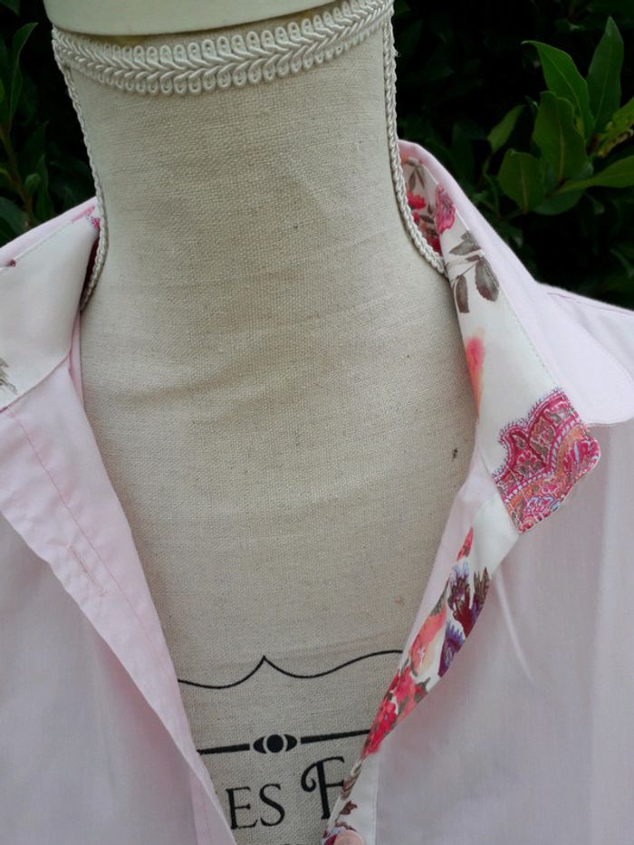 Torrente couture chemisier rose taille M 36 - photo numéro 3