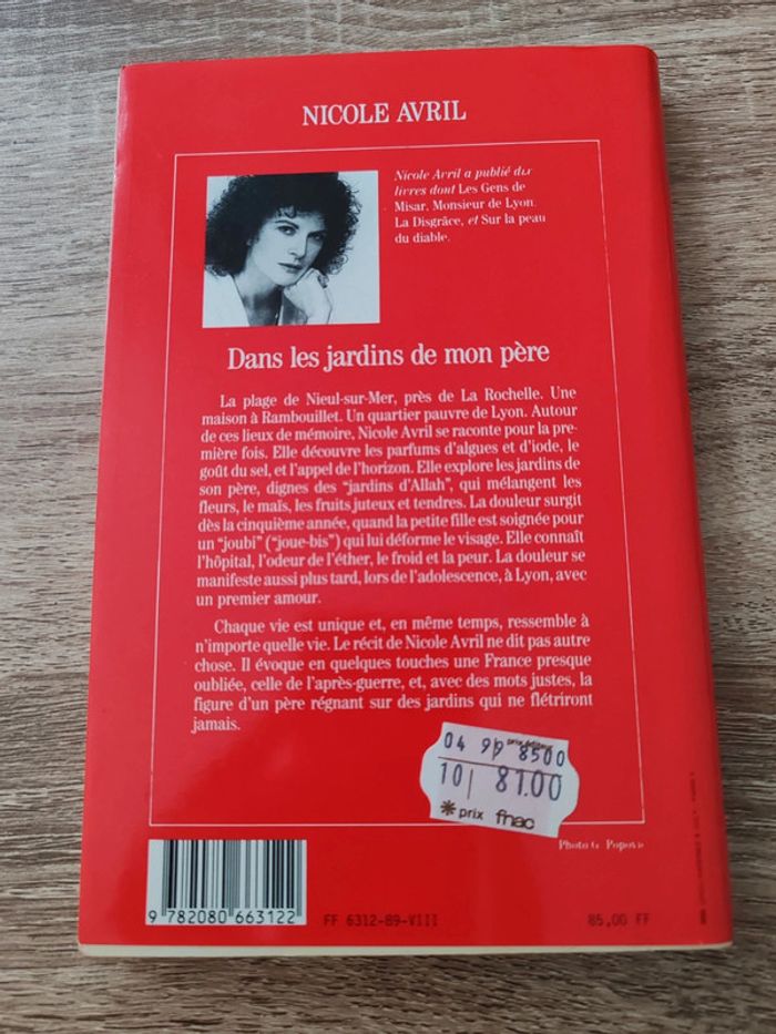 Nicole Avril ⭐ Dans les jardins de mon père - photo numéro 2