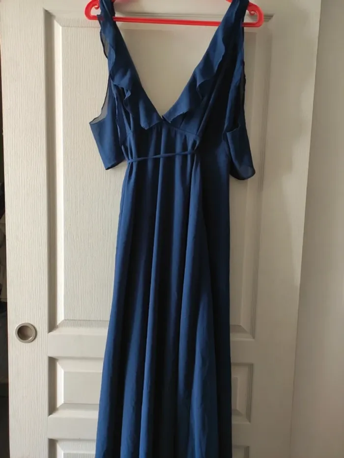 Robe longue bleue marine - photo numéro 6