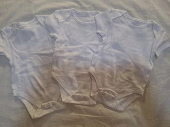 Lot de 3 bodies manches courtes 3 mois