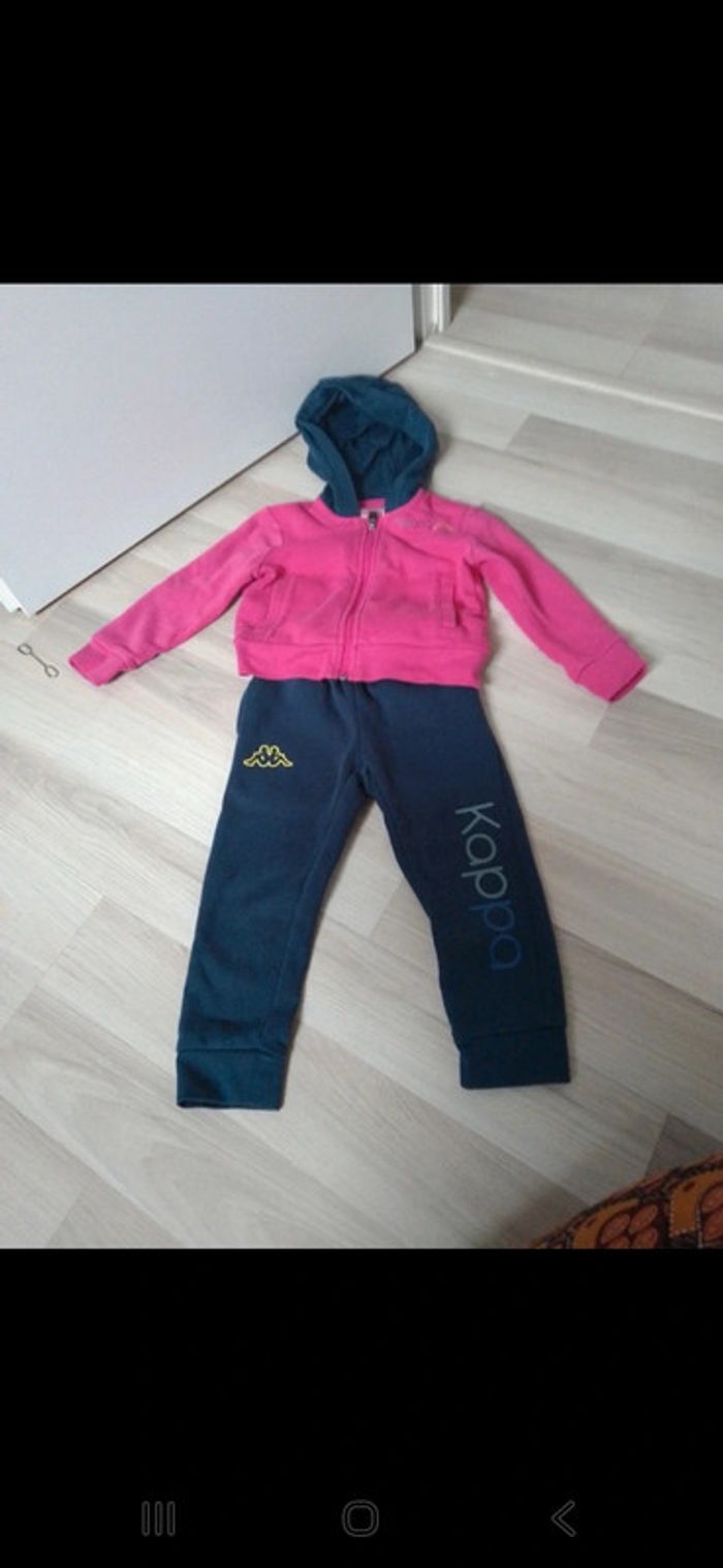 Jogging kappa rose taille 3 ans