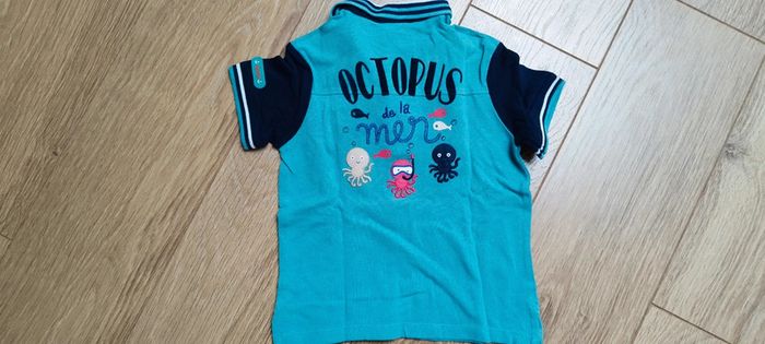 Polo manches courtes vert Sergent Major - 5 ans