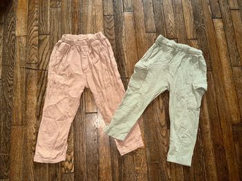 2 pantalons souples Zara 5 ans
